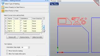 True Shape Nesting in VisualMILL 2012/RhinoCAM 2012 | CAD/CAM Software Tutorials by MecSoft