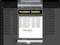 How To Use Vlookup in Excel Short Trick #excel #microsoft #excelshortcuts #exceltipsandtricks