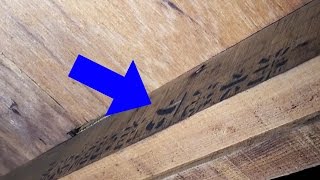 屋根裏の柱に大量の文字が書いてあったんだけど...