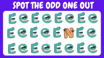Find The Odd Alphabet Lore One Out, Guess The Alphabet Lore Quiz