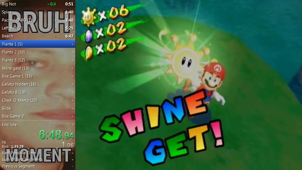 Super Mario Sunshine - 20 Shines - 21:04 - YouTube