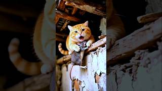 Кот, ты поймал мышь🫢#кот #shorts
