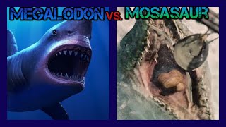 Jurassic World Megalodon vs. Mosasaur