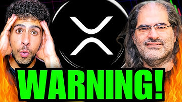 BREAKING: Ripple CTO Drops BOMBSHELL WARNING on XRP!