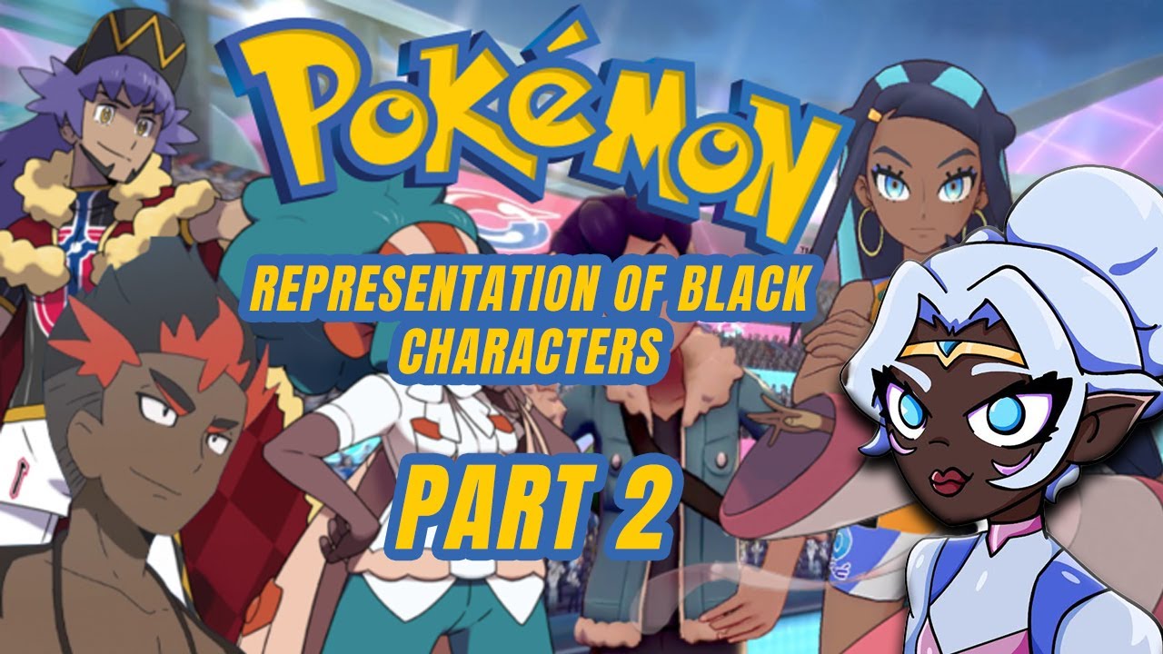 Pokemon Representation Part 2 | Black Pokemon Characters | PyroVanguard ...