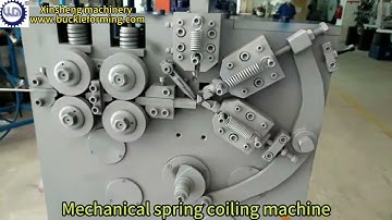 Mechanical spring coiling machine #spring #machine #video #mechanic