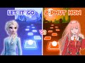 Elsa Let It Go VS Phao 2 Phut Hon - Tiles Hop EDM Rush