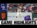 Rockies vs. Giants Game Highlights (8/12/21) | MLB Highlights