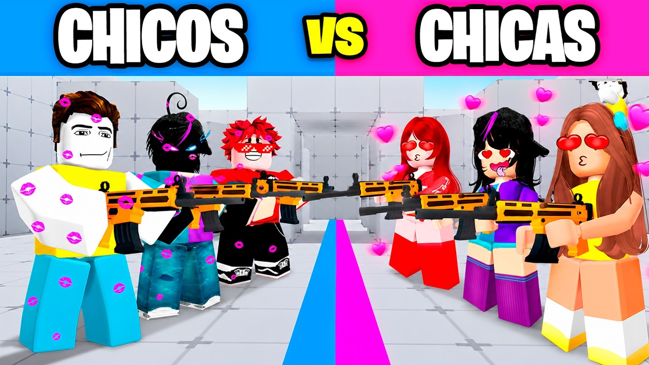 CHICOS Youtubers vs CHICAS Youtubers en Rivals!