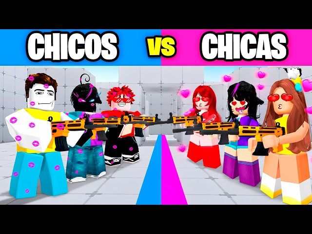 CHICOS Youtubers vs CHICAS Youtubers en Rivals!