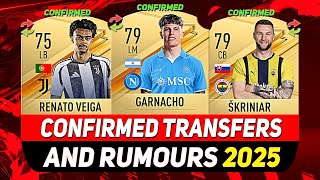 NEW CONFIRMED TRANSFERS & RUMOURS! 💰😳 ft. GARNACHO, RENATO VEIGA, SKRINIAR...etc
