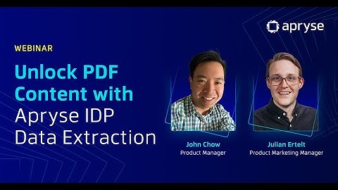 Unlock PDF content with Apryse IDP Data Extraction