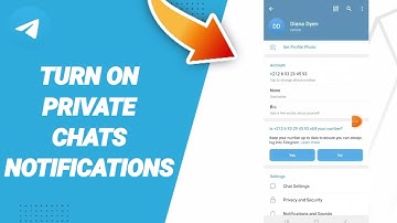 How To Turn On Private Chats Notifications On Telegram App 2025