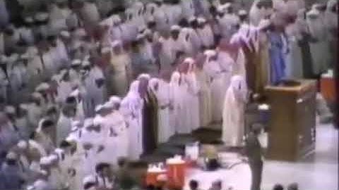 تلاوة من سورة القمر بصوت الشيخ علي جابر تراويح الحرم المكي 1401