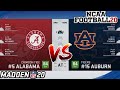 Alabama vs. Auburn, but its in Madden