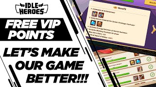 Idle Heroes - Free VIP Points - Let's Improve Idle Heroes!!! screenshot 2