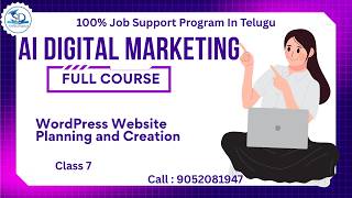 WordPress Website Planning and Creation | Free AI Digital Marketing Online Training