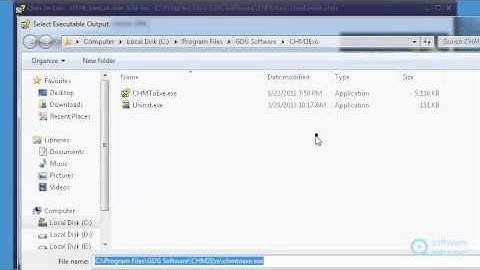 How it works: CHM To Exe