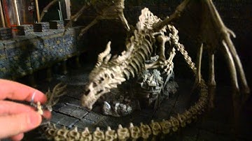 WIP Reaper Bones Kaladrax - Basecoated with light kit