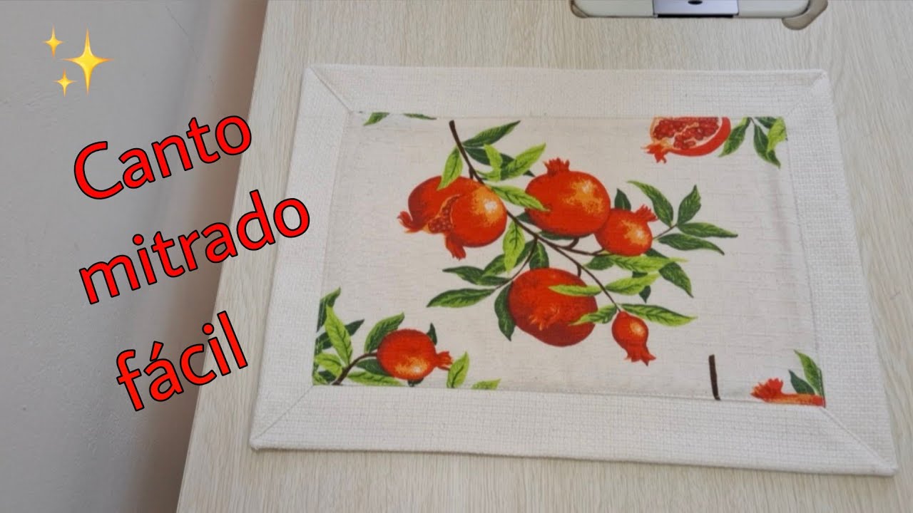 Aprenda Canto Mitrado no Jogo Americano #kitcozinha