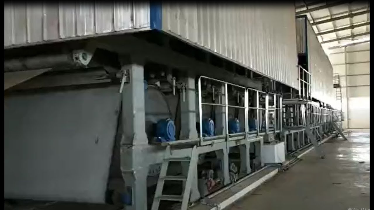 Tunisia 2400mm kraft paper making machine from beginning to testing