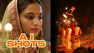 Divine Devotion: AI Visual of Traditional Woman Performing Pooja to God