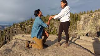 Amazing Proposal at Taft Point, Yosemite National Park