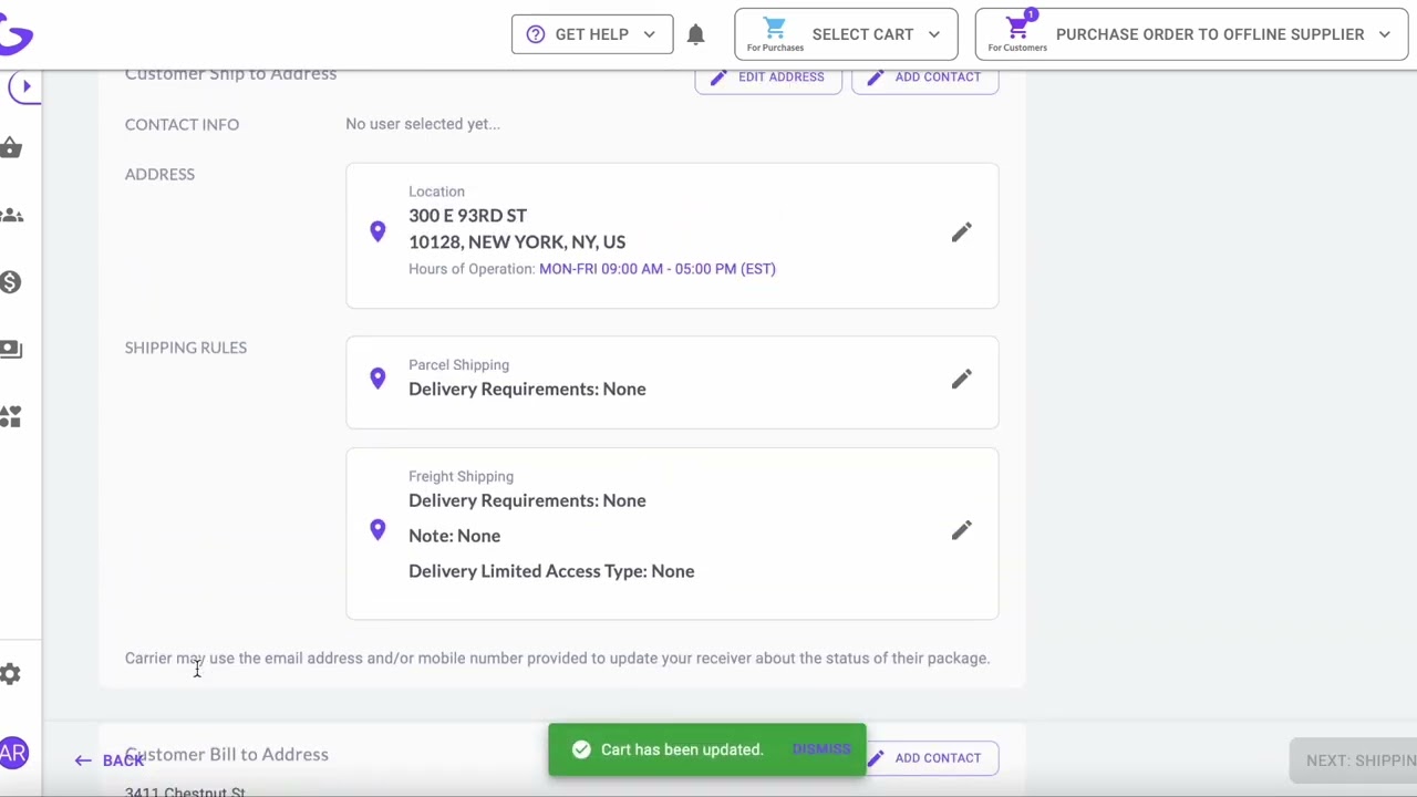 Input Sales for Offline Customers - Sloppy