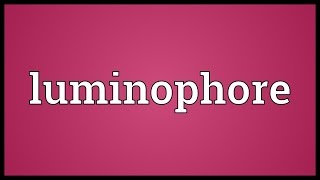 Luminophore Meaning