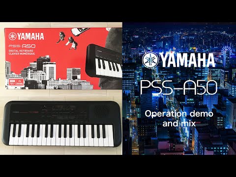 実機レビュー：音あり】YAMAHA PSS-A50ポータブルMIDIキーボード