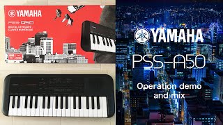 YAMAHA PSS-A50 Operation guide and making music