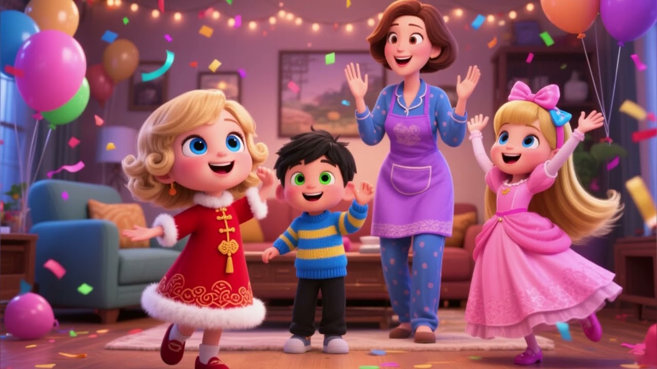 New Year’s Eve Adventure 🧨｜Mia’s New Year Story｜Chinese & English Bilingual Family Story