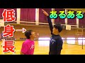 【誰もが共感する】低身長バレーボールあるある‼️