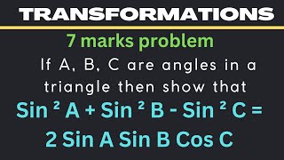 Transformations | 7 marks problem @EAG