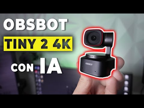 La Webcam con Inteligencia Artificial! OBSBOT Tiny 2 4K