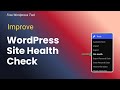 WordPress Site Health Kaise Check Karein? 🔍 Full Guide in Hindi