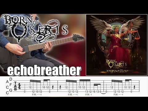 Echobreather / born of osiris (screen TAB | Dual Guitar lesson)