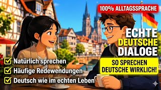 100% Alltagssprache | Deutsch sprechen | German Dialogues | Deutsch lernen | German Conversations