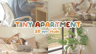 Micro Living in my 20 sqm Apartment 🐣 10 tips how to maximize tiny space
