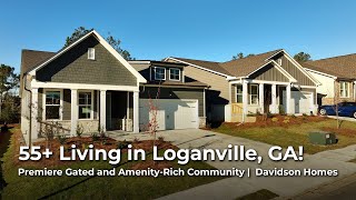 Kelly Preserve – 55+ Gated Community with Amenities in Loganville, GA! Davidson Homes (2512)