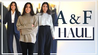 ABERCROMBIE HAUL & SIZING GUIDE - TAILORED PANTS, KNITWEAR & MORE!