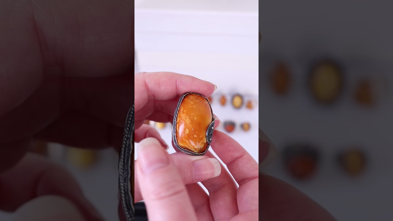 Our Jewelry: Amber rings