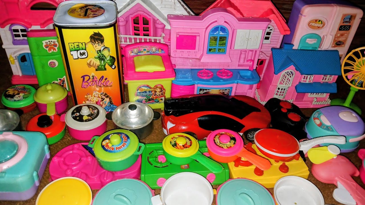 5:48minutes satisfying with unboxing hello kitty kitchen toys  and  cars  🚗 unboxing 