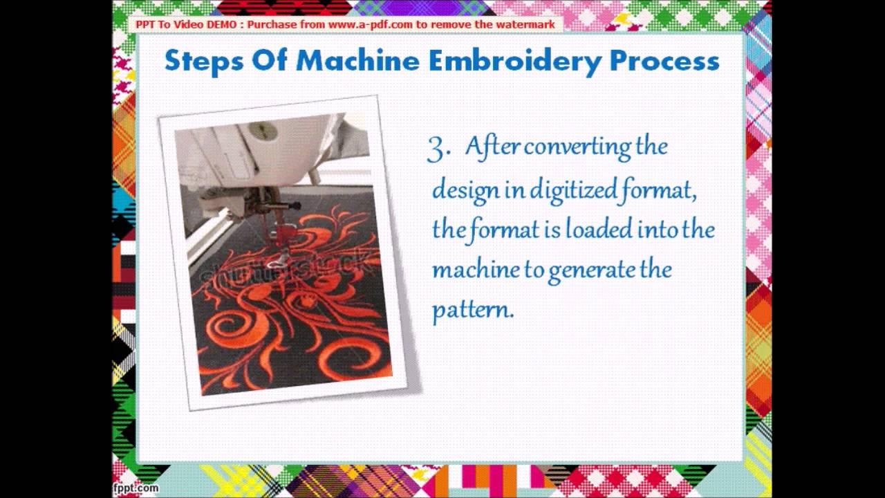 embroidery digitizing process of machine embroidery youtube convert logo to embroidery format