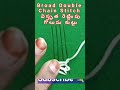 DoubleChain BroadStitch విస్తృత రెట్టింపు గొలుసుకుట్టు #beginnersstitch #rahanashreehomemaker #diy