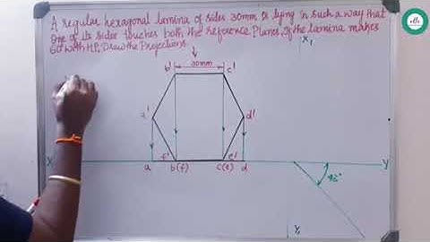 Engineering Graphics/Hexagonal Lamina/Special type/Video-1