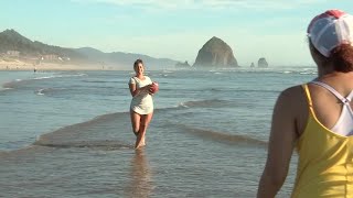 Some head to the coast to escape hot temperatures in Portland metro area