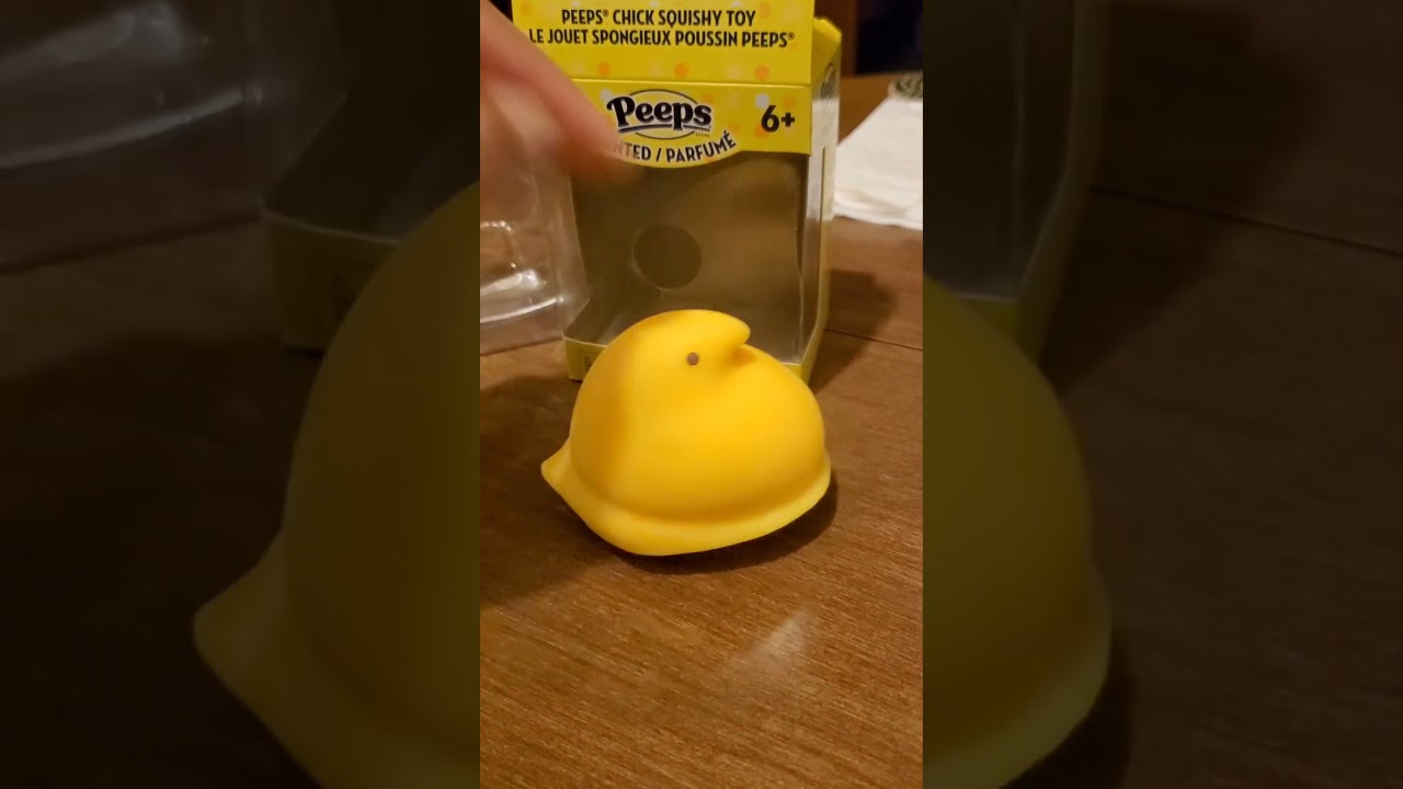 WOW! AMAZING! PEEPS CHICK SQUISHY!! 