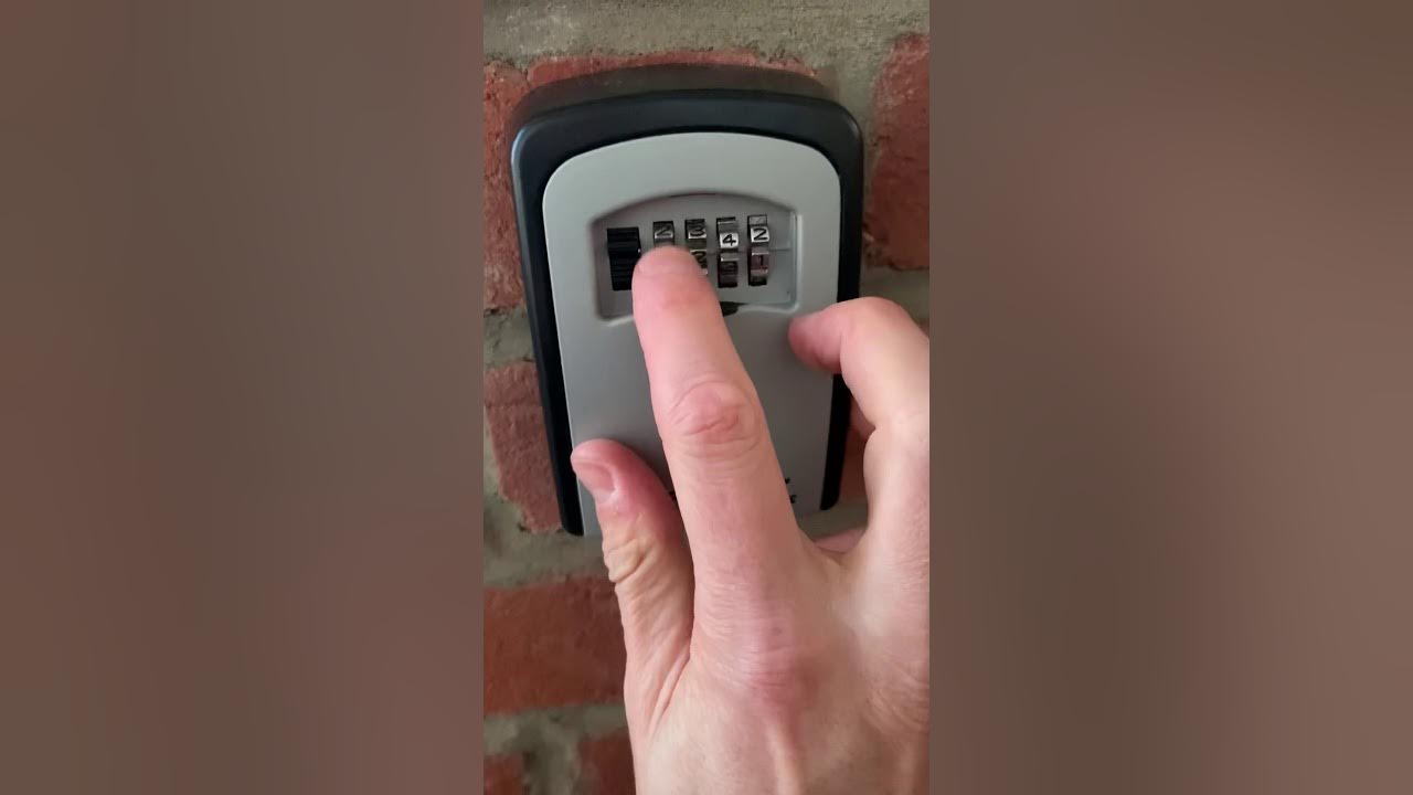 How to open a Masters lock box YouTube