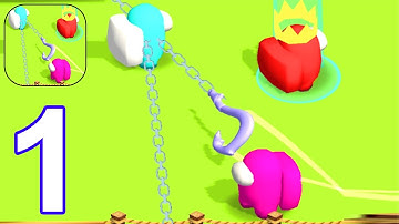 Impostor Hook War - Gameplay Part 1 All Levels Max Level (Android, iOS)